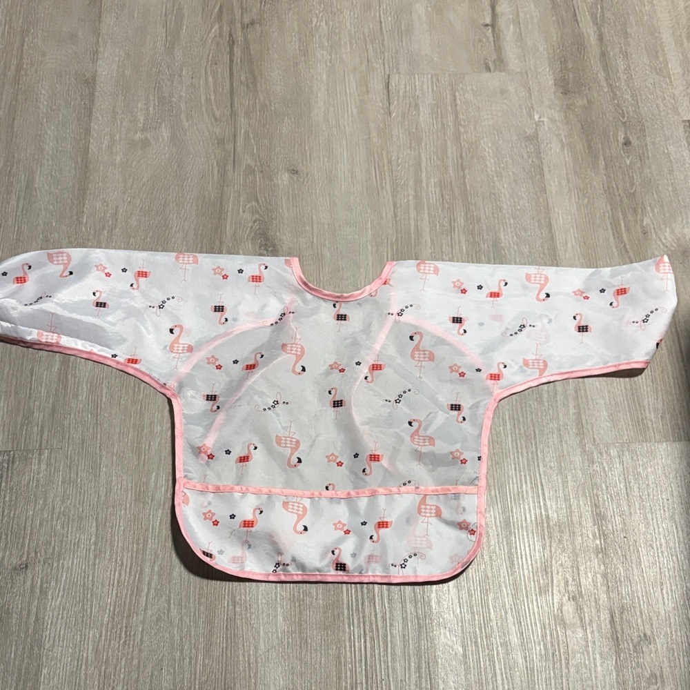 Adorable Flamingo‎ Print Kids Bib